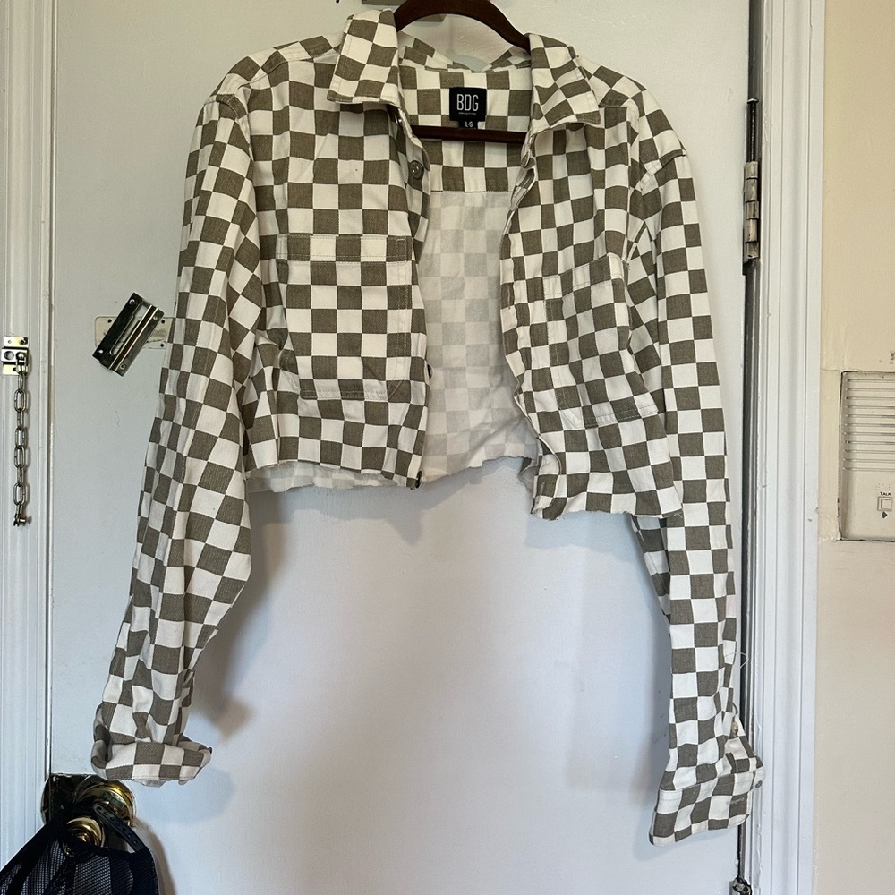 BDG Checkered Utility Jacket
